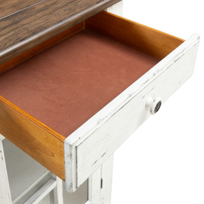 Al Fresco - Server - Graphite / Whitestone - Hornell Furniture Outlet