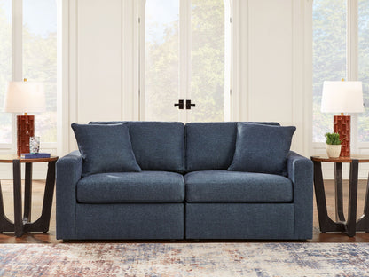 Modmax - Ink - 2 - Piece Sectional Loveseat - Fabric - Hornell Furniture Outlet