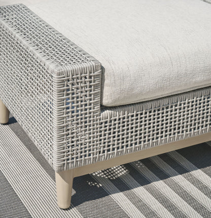 Seton Creek - Gray - Ottoman With Cushion - Hornell Furniture Outlet