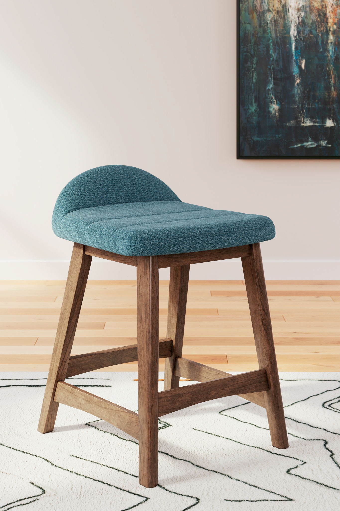 Lyncott - Upholstered Barstool (Set of 2) - Hornell Furniture Outlet