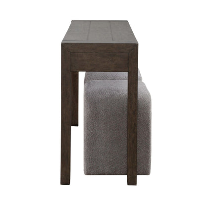 Cascade Falls - 3 Piece Set - Satin Espresso / Gray - Hornell Furniture Outlet
