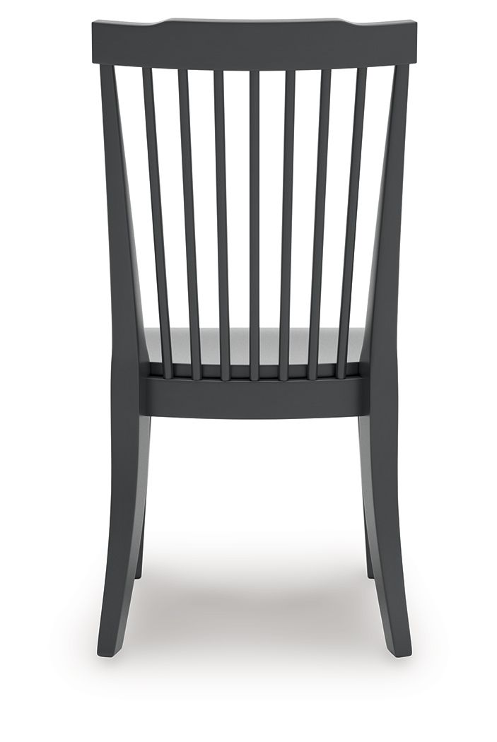 Brenkerton - Black - Dining Room Side Chair (Set of 2) - Hornell Furniture Outlet