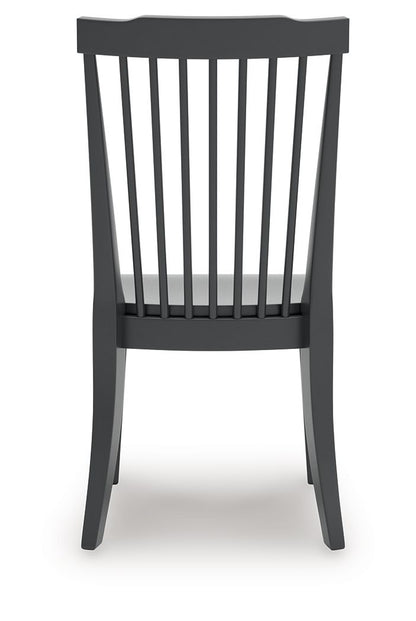 Brenkerton - Black - Dining Room Side Chair (Set of 2) - Hornell Furniture Outlet