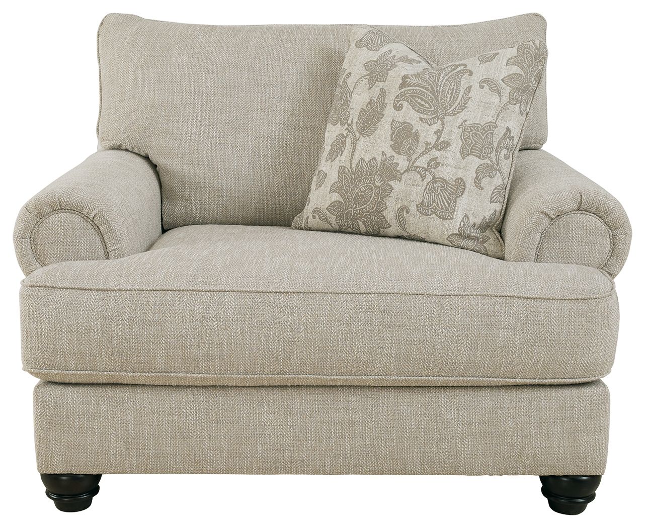 Asanti - Fog - Chair and a Half - Hornell Furniture Outlet