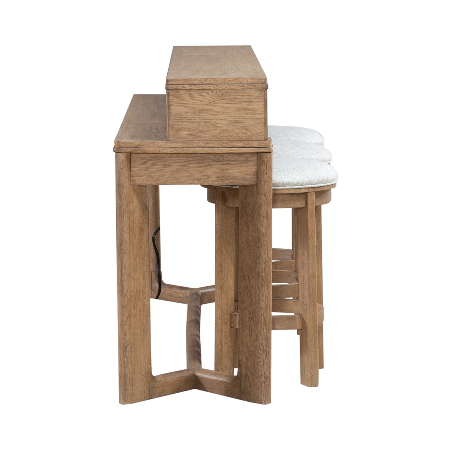 Ballentine - 4 Piece Bar Set - Brown - Hornell Furniture Outlet