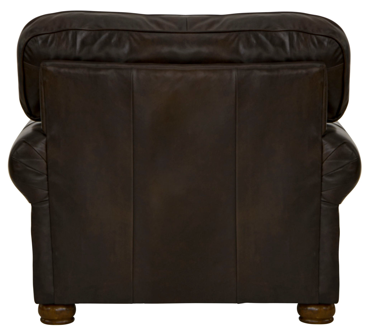 Roberto - Leather Chair - Cocoa - Hornell Furniture Outlet