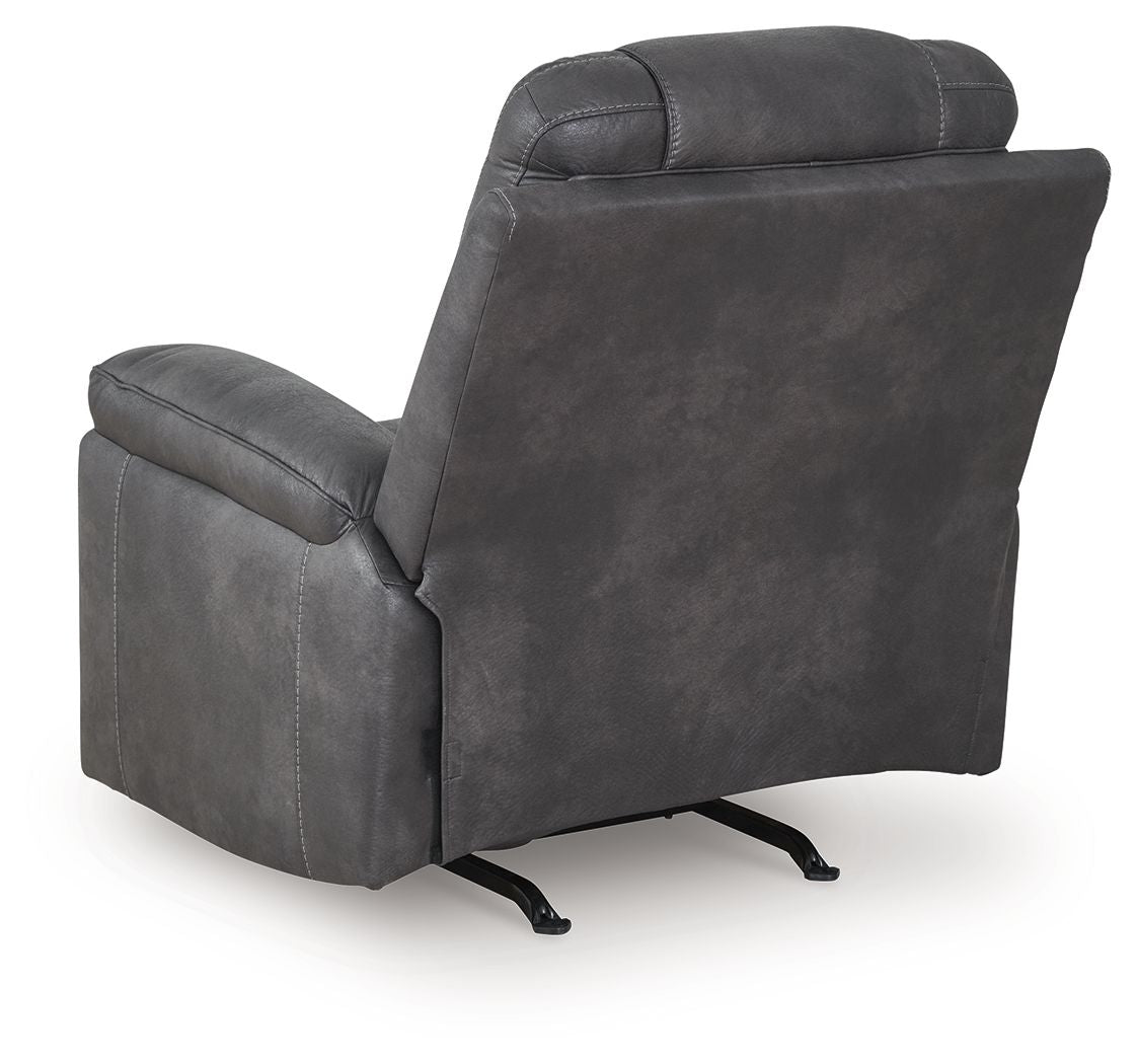 Stockworth - Granite - Rocker Recliner - Hornell Furniture Outlet