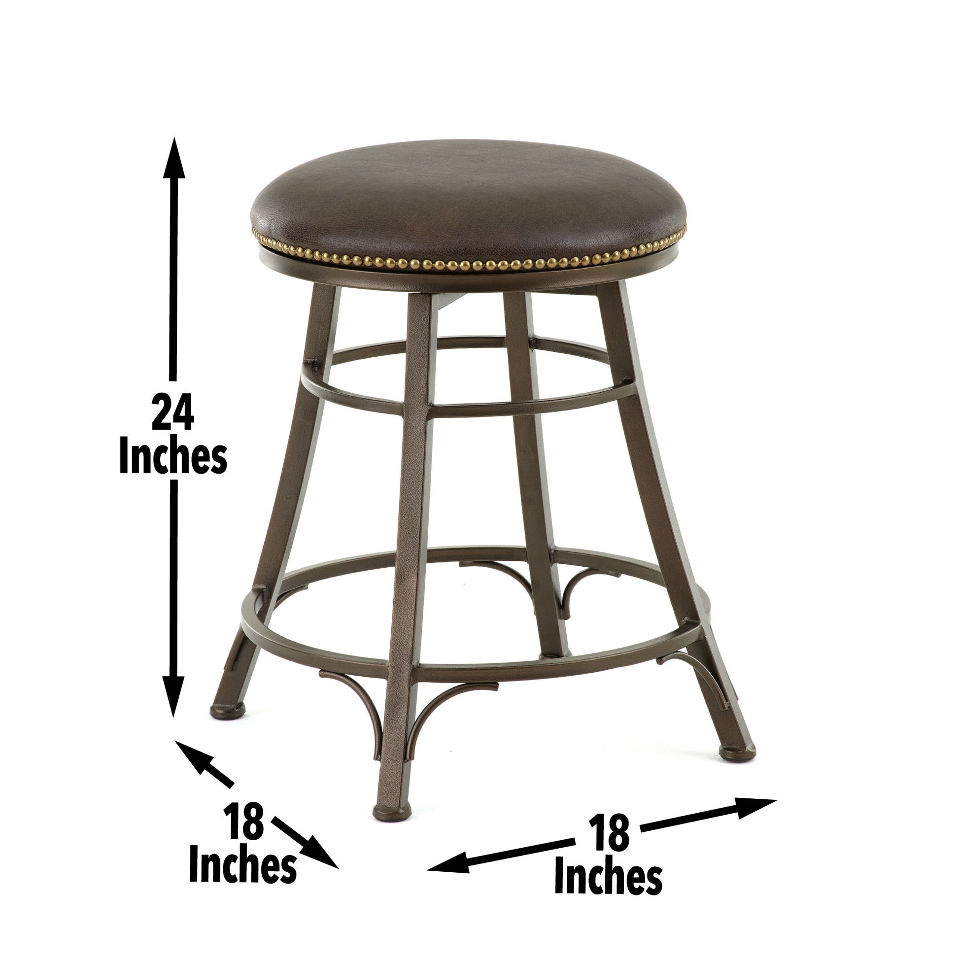 Bali - Backless Swivel Chair - Hornell Furniture Outlet