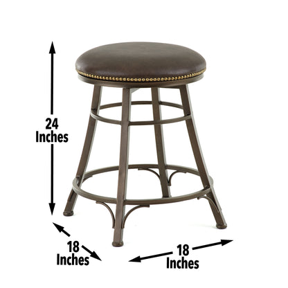 Bali - Backless Swivel Chair - Hornell Furniture Outlet