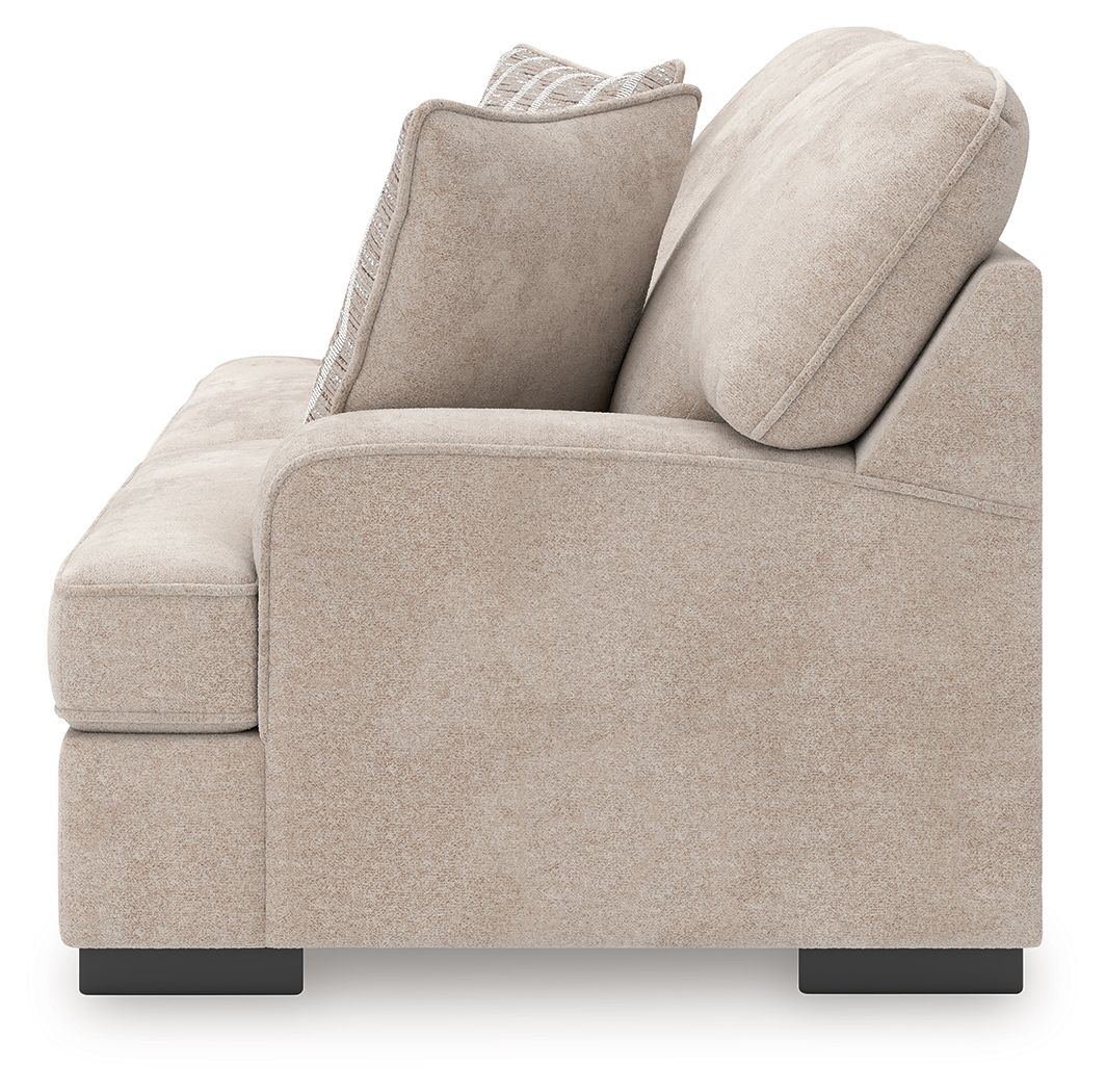 High Profile - Loveseat - Taupe - Hornell Furniture Outlet