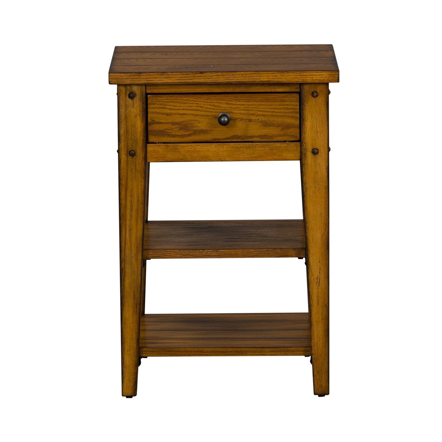 Lake House - Chair Side Table - Hornell Furniture Outlet