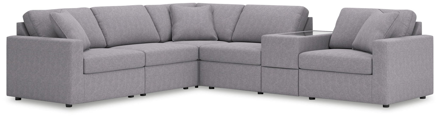 Modmax - Granite - Sectional - Hornell Furniture Outlet