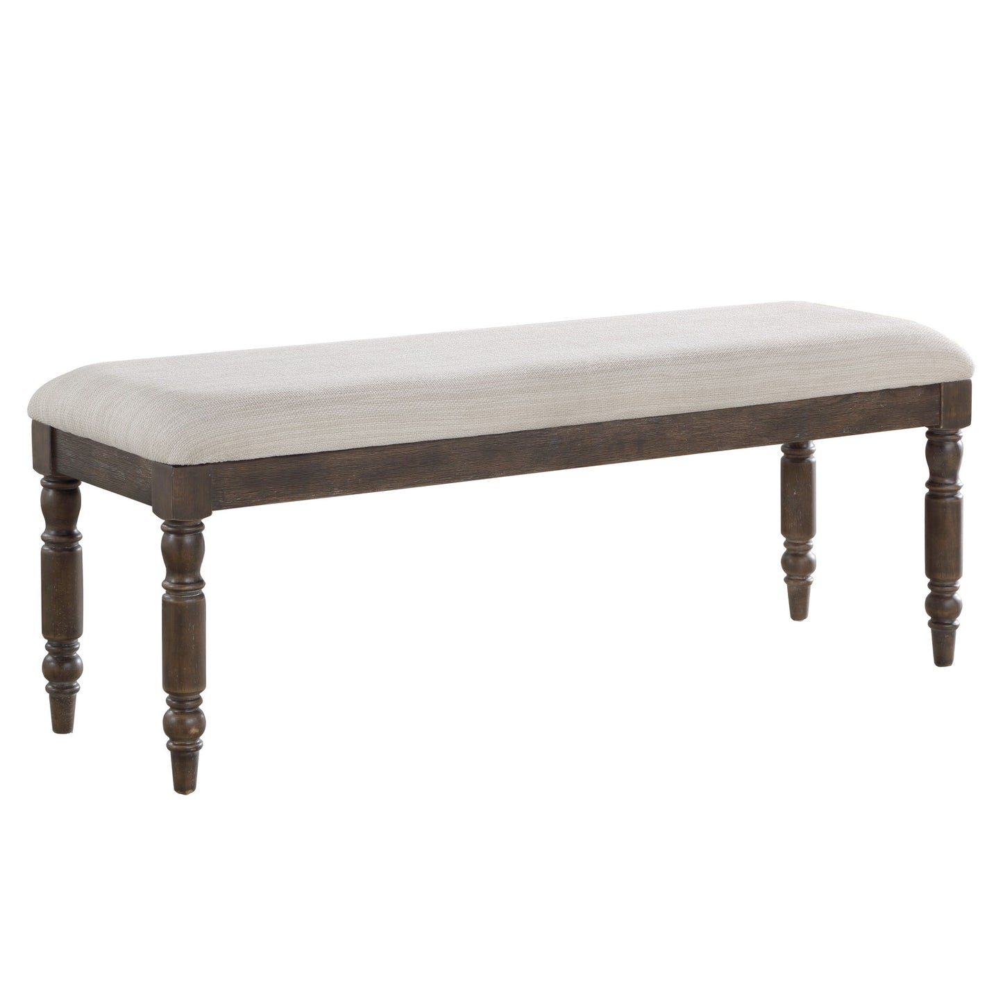 Hutchins - Dining Bench - Dark Brown - Hornell Furniture Outlet