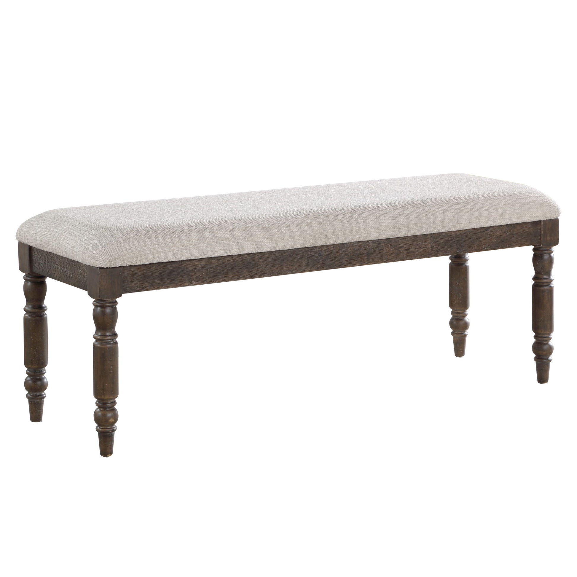Hutchins - Dining Bench - Dark Brown - Hornell Furniture Outlet