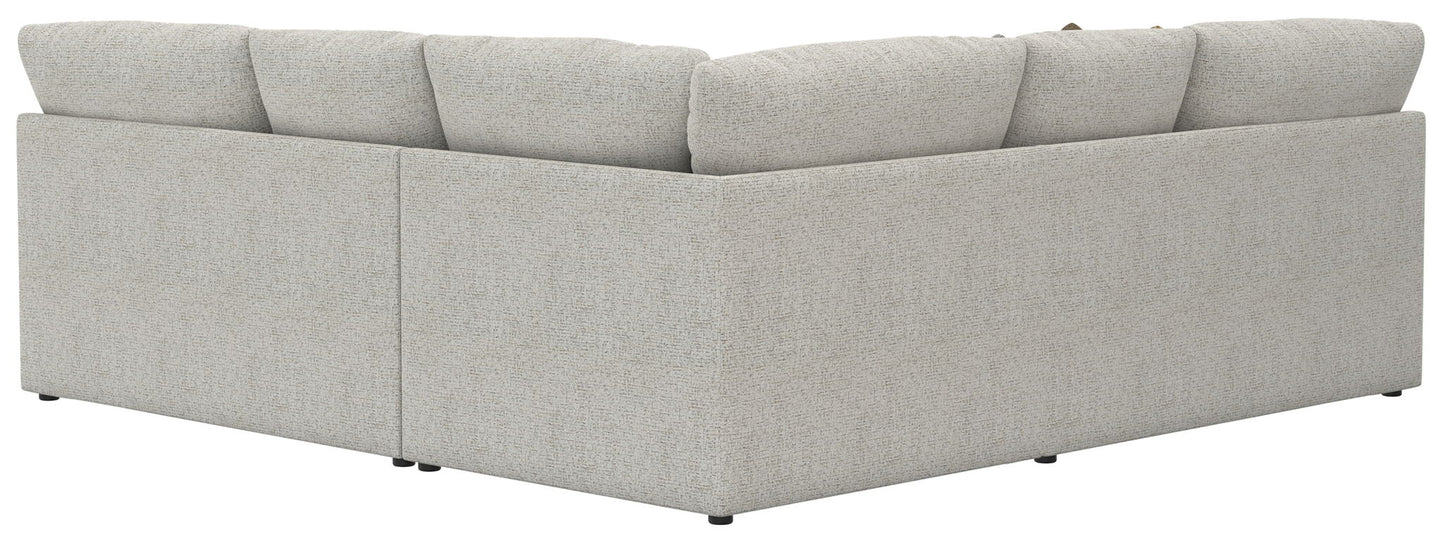 Tori - Sectional With Comfort Coil Seating, Cocktail Ottoman And Accent Pillows Included - Hornell Furniture Outlet
