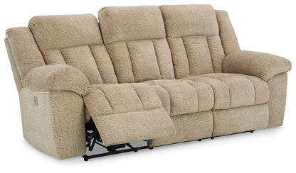Tip - off - Power Reclining Sofa With Adj Headrest - Hornell Furniture Outlet