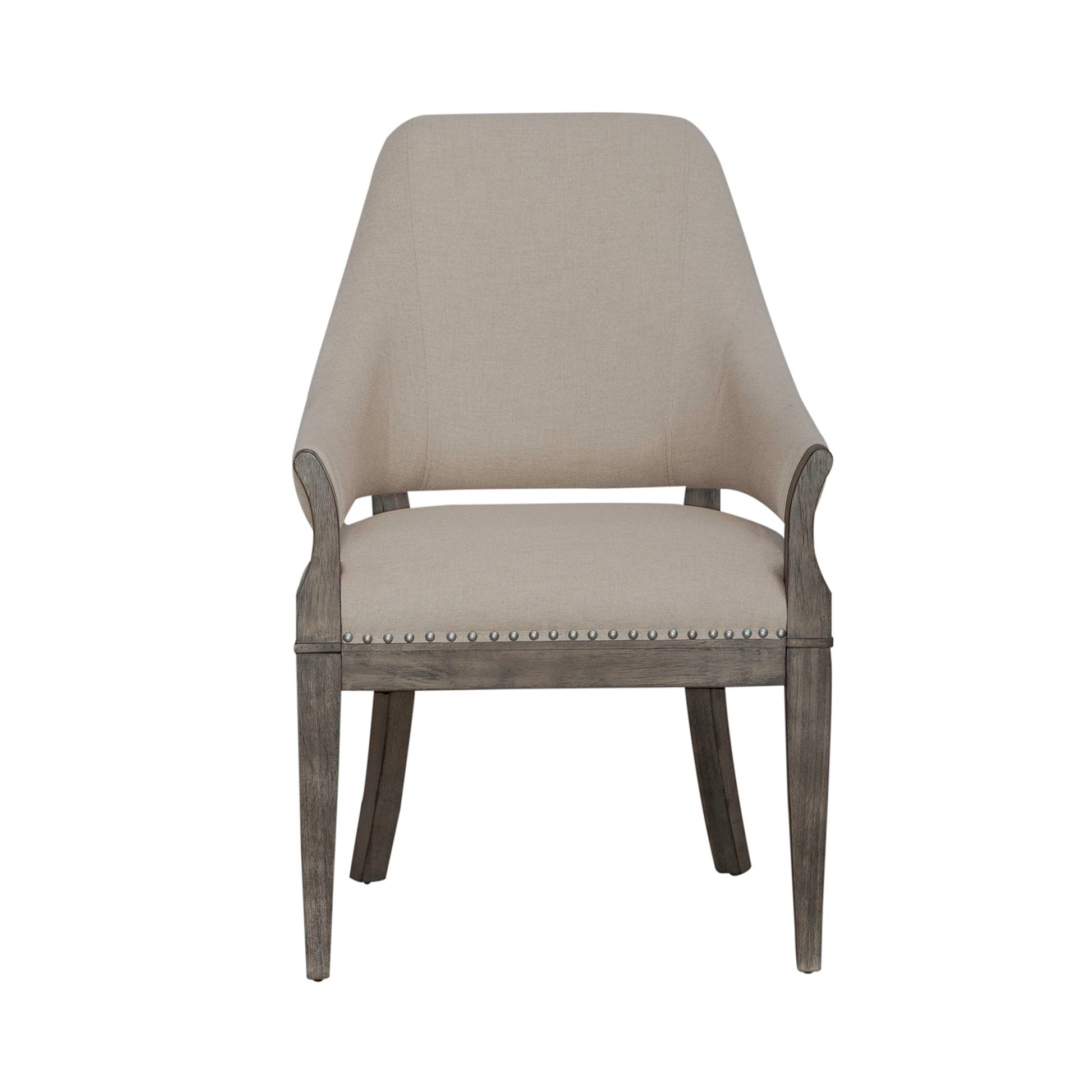 Westfield - Upholstered Arm Chair (RTA) - Light Brown - Hornell Furniture Outlet