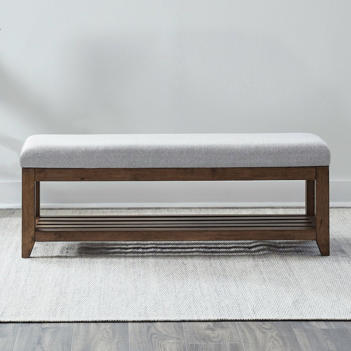 Shaker Lakes - Upholstered Dining Bench - Harvest Brown - Hornell Furniture Outlet