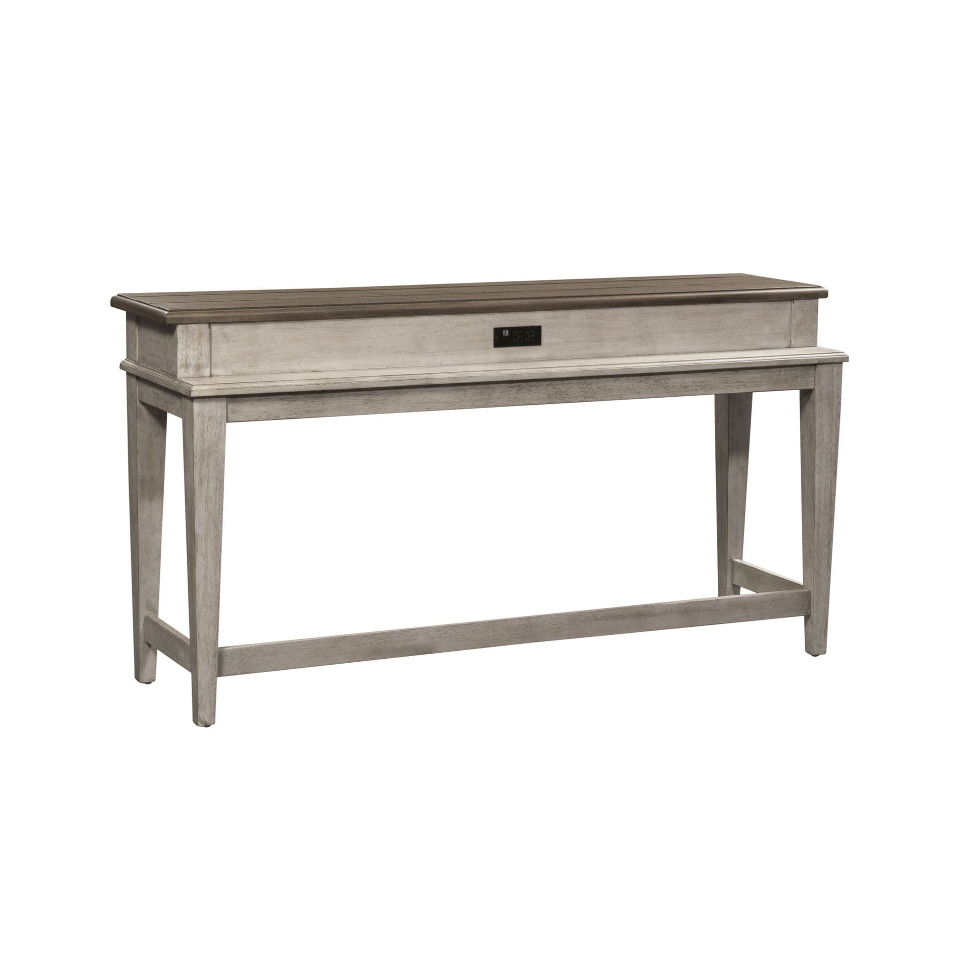 Heartland - Console Bar Table - White - Hornell Furniture Outlet