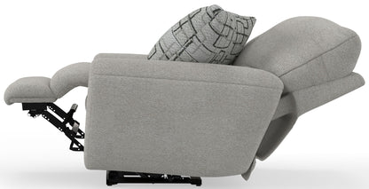 Maxwell - Power Deep Seat Lay Flat Recliner - Hornell Furniture Outlet