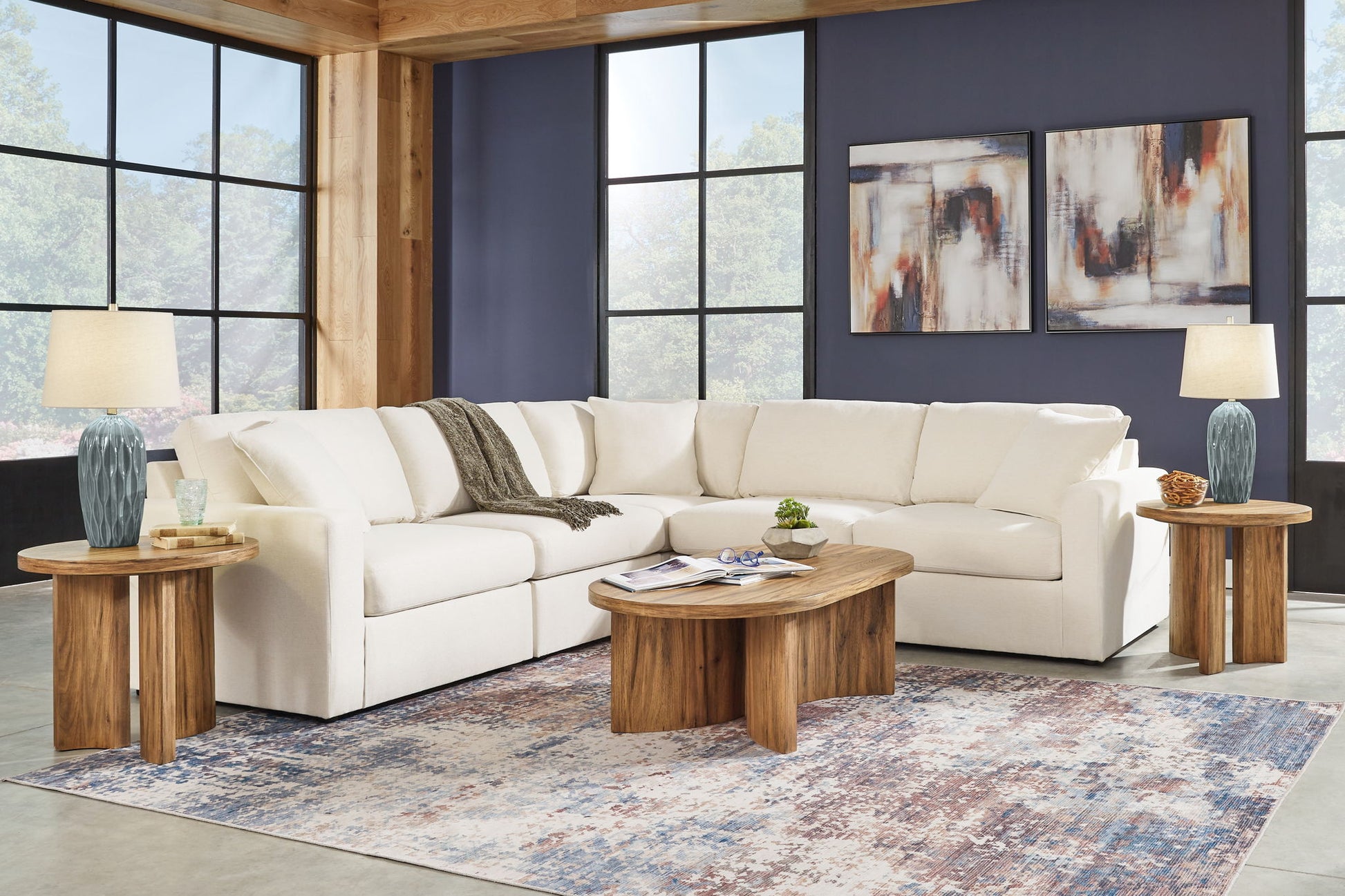 Modmax - Oyster - Sectional - Hornell Furniture Outlet
