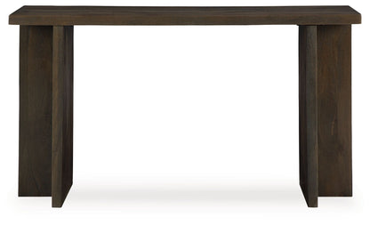 Jalenry - Grayish Brown - Console Sofa Table - Hornell Furniture Outlet