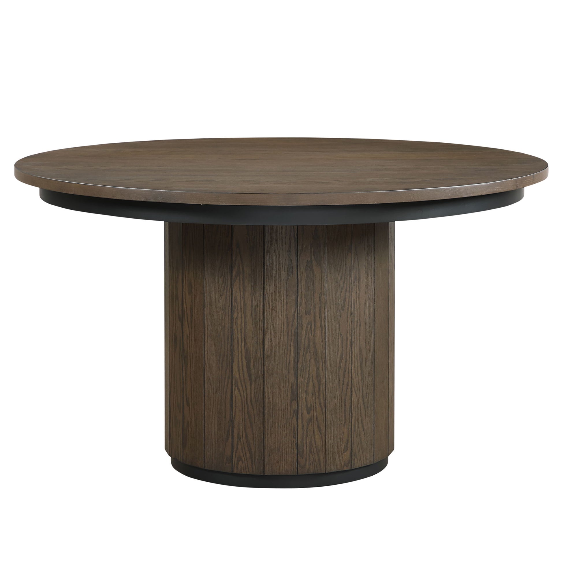 Burlington - Round Dining Table - Brown - Hornell Furniture Outlet
