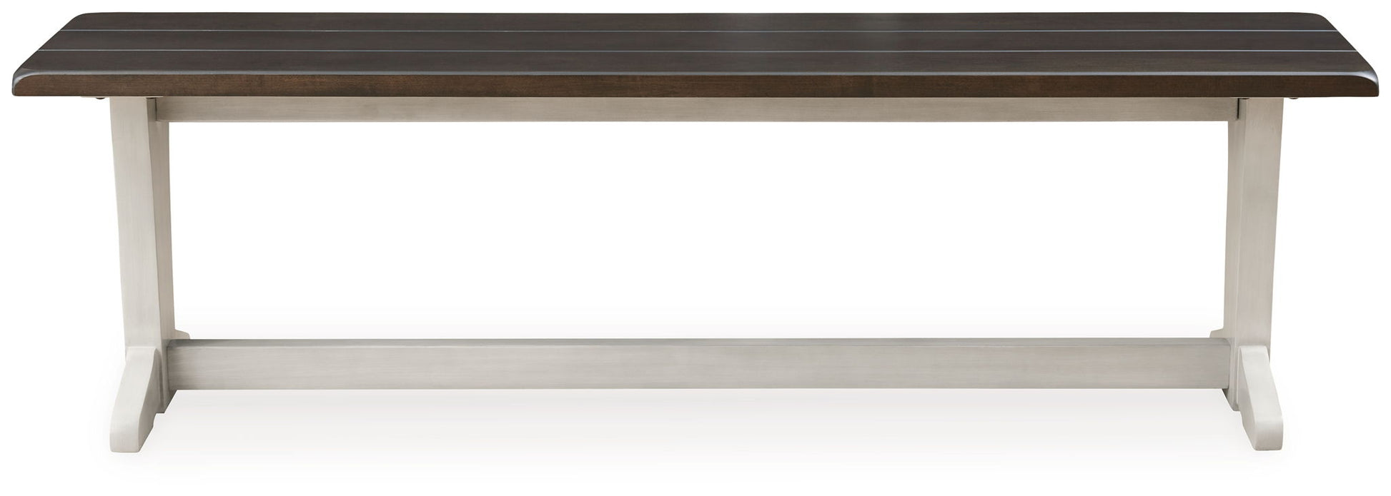 Darborn - Gray / Brown - Large Dining Room Bench - Hornell Furniture Outlet