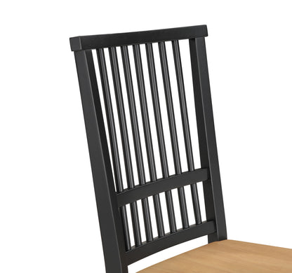 Magnolia - Side Chair (Set of 2) - Black - Hornell Furniture Outlet