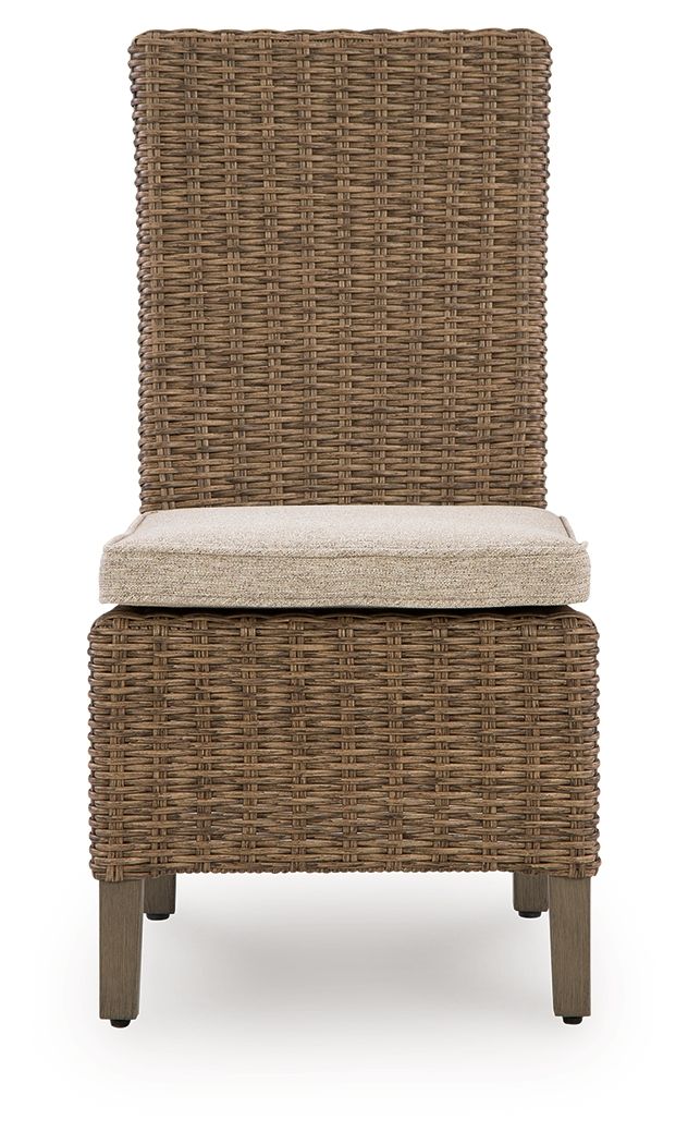 Laguna Heights - Side Chair With Cushion (Set of 2) - Beige - Hornell Furniture Outlet