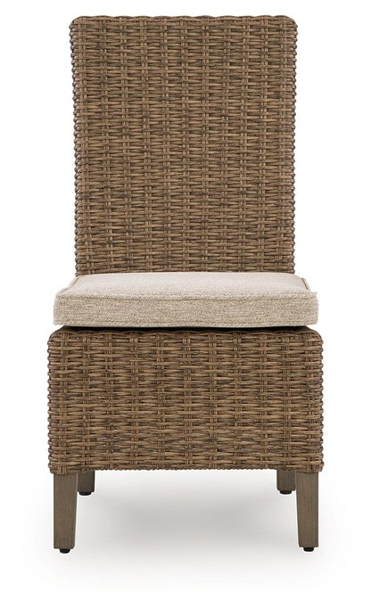 Laguna Heights - Side Chair With Cushion (Set of 2) - Beige - Hornell Furniture Outlet