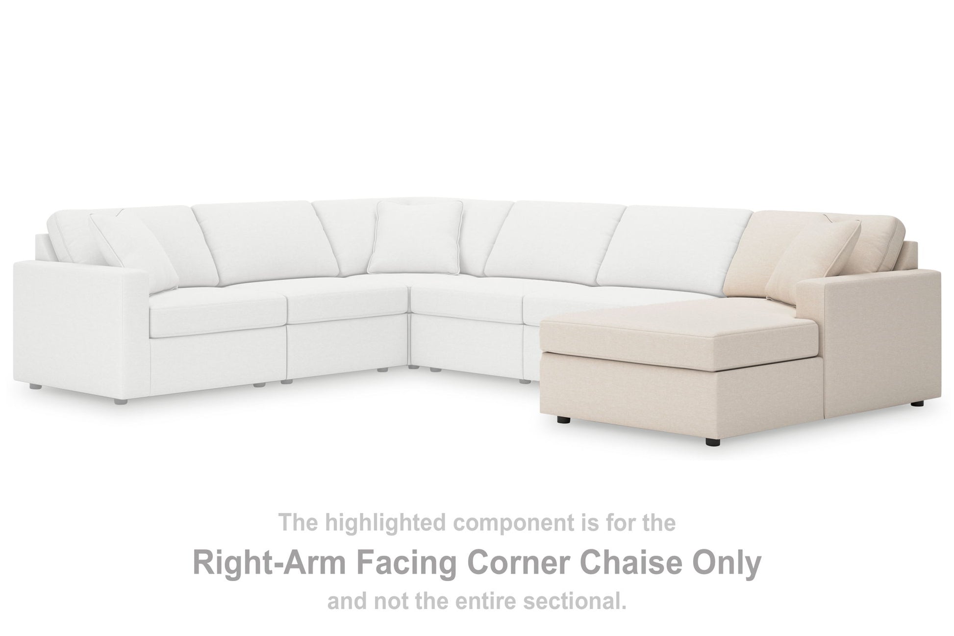 Modmax - Oyster - Sectional - Hornell Furniture Outlet