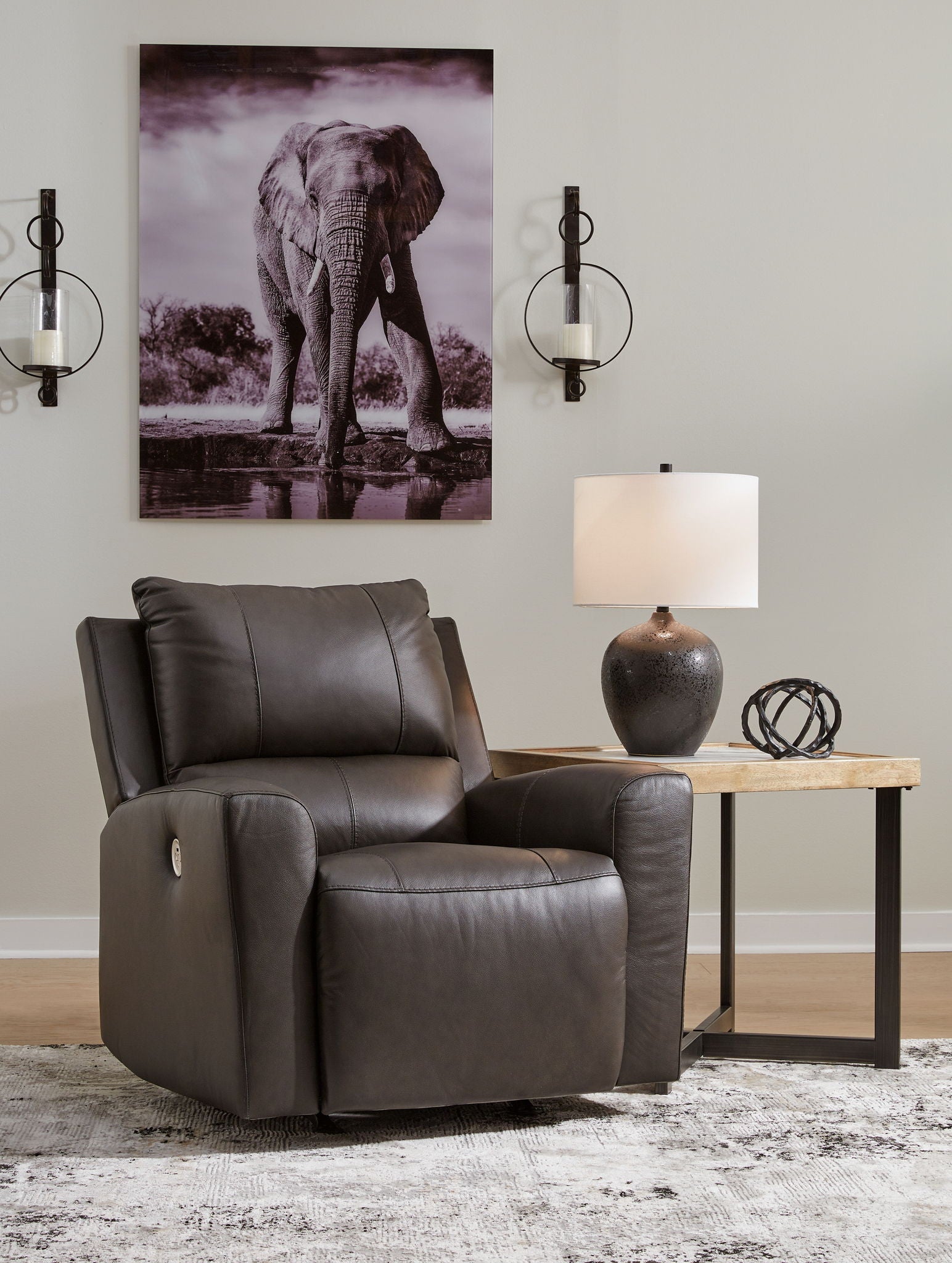 Boxmere - Storm - Power Rocker Recliner - Hornell Furniture Outlet