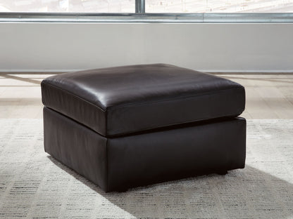 ModMax II - Oversized Accent Ottoman - Black - Hornell Furniture Outlet