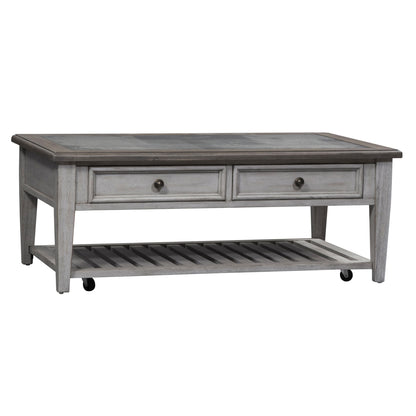 Heartland - 3 Piece Table Set - White - Hornell Furniture Outlet