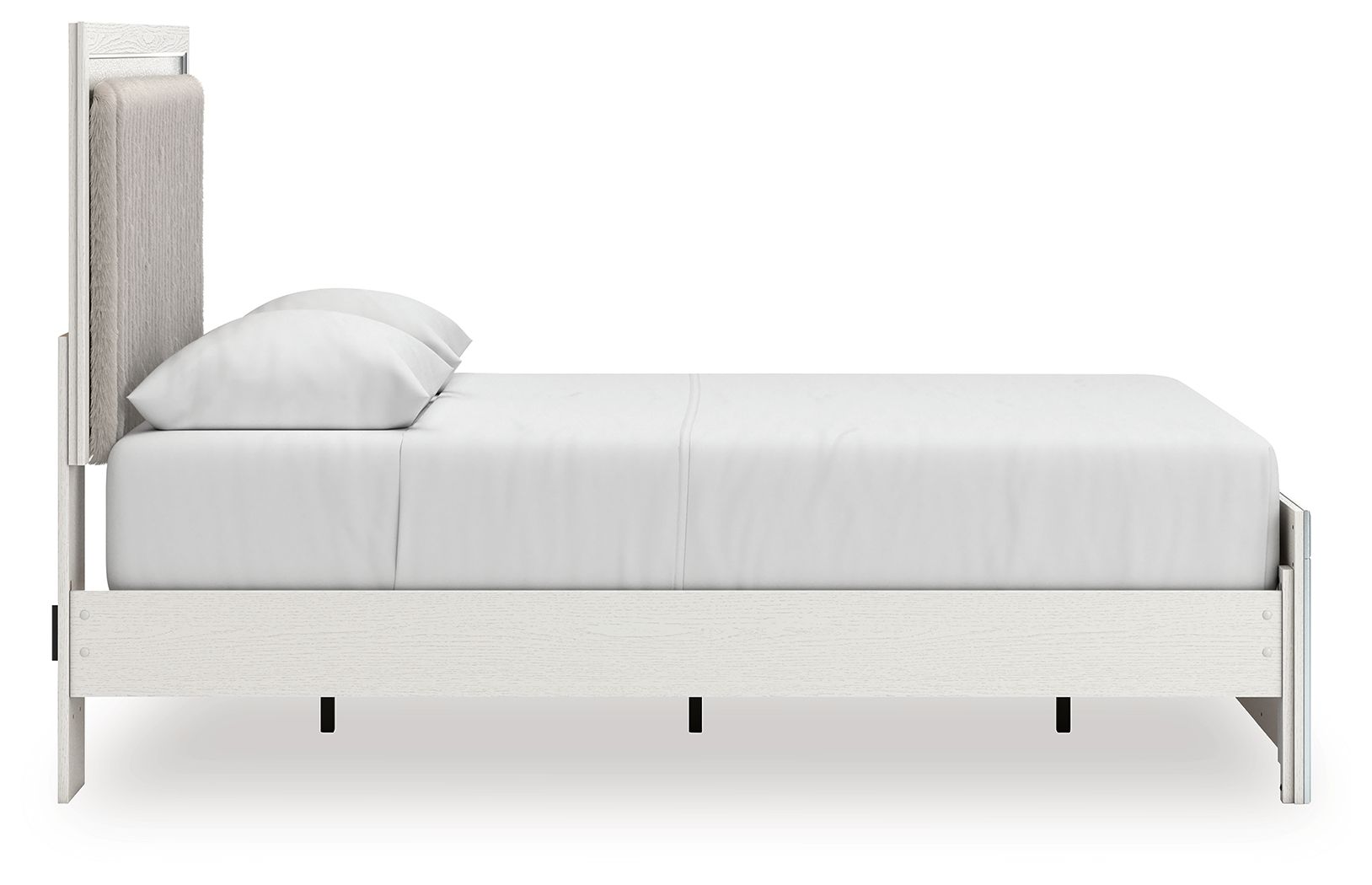 Zuraleus - Upholstered Panel Platform Bed With Roll Slats - Hornell Furniture Outlet