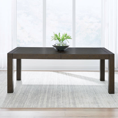 Cascade Falls - Rectangular Leg Table - Brown - Hornell Furniture Outlet