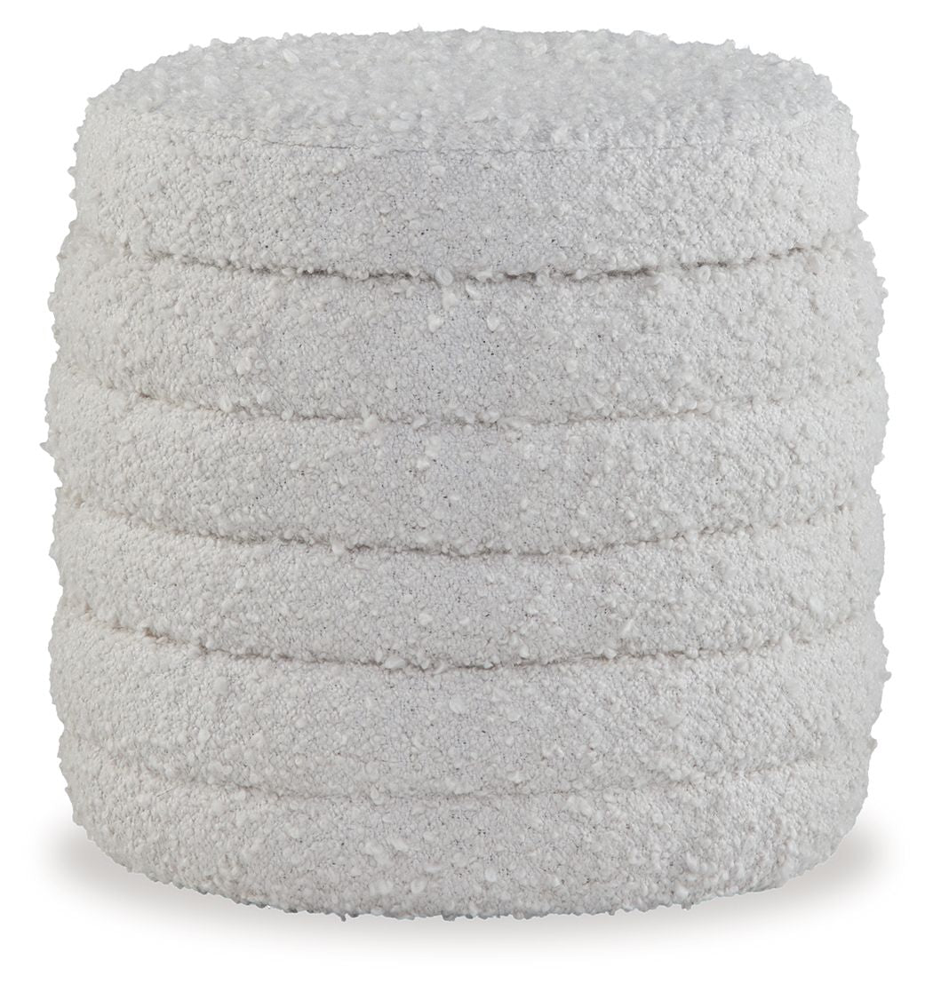 Duntler - Ivory - Storage Ottoman - Hornell Furniture Outlet
