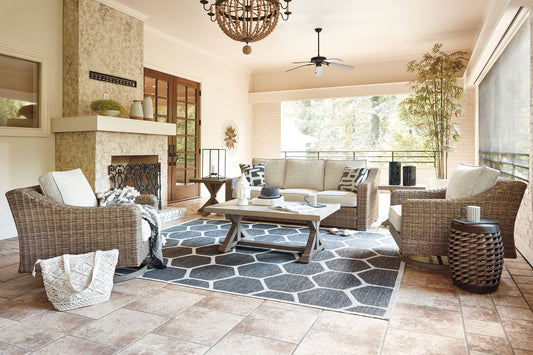 Beachcroft - Beige - 6 Pc. - Lounge Set - Hornell Furniture Outlet