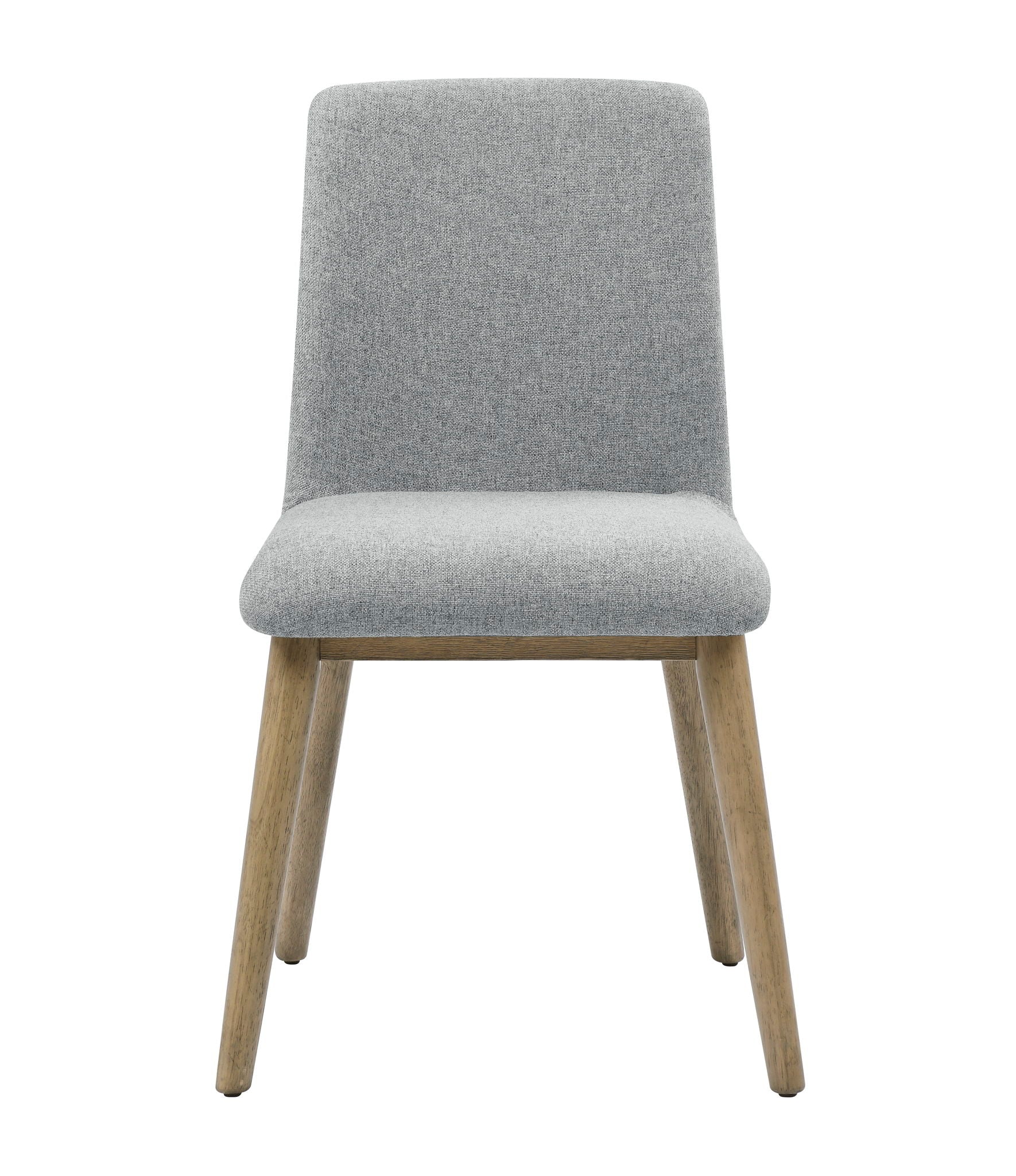 Vida - Polyester Side Chair (Set of 2) - Gray - Hornell Furniture Outlet