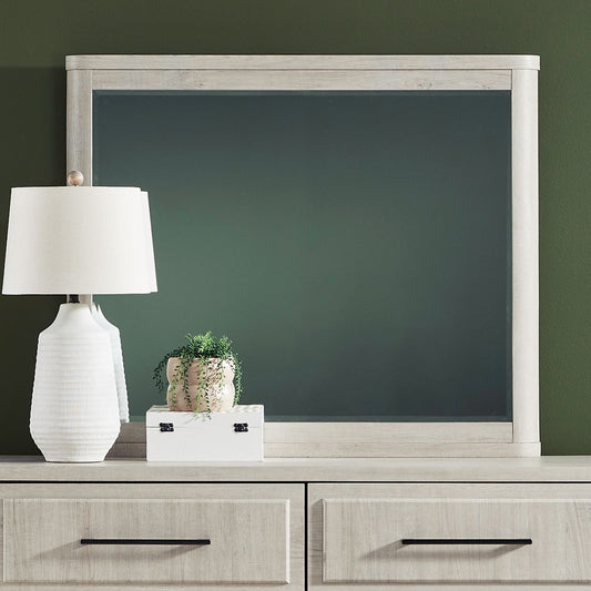 Modern Play - Landscape Mirror - White - Hornell Furniture Outlet