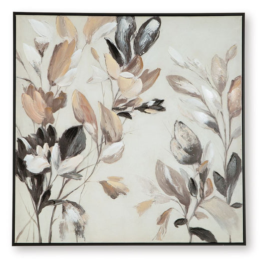 Trulow - Tan / Brown / Black - Wall Art - Hornell Furniture Outlet