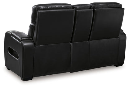 Boyington - 2 Pc. - Power Reclining Sofa And Loveseat - Black - Hornell Furniture Outlet