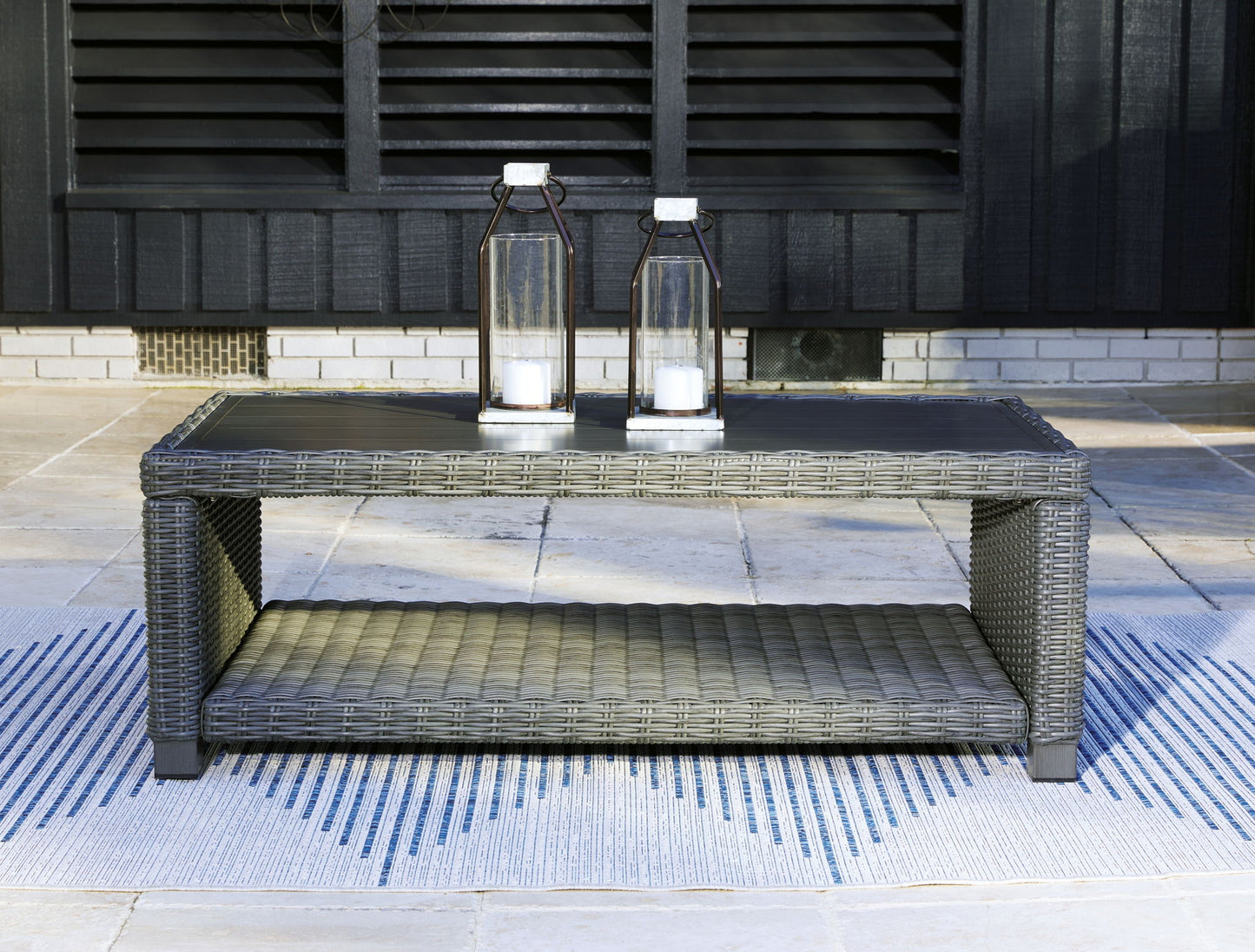 Elite Park - Gray - Rectangular Cocktail Table - Hornell Furniture Outlet
