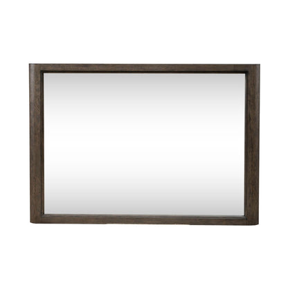 Cascade Falls - Mirror - Satin Espresso - Hornell Furniture Outlet