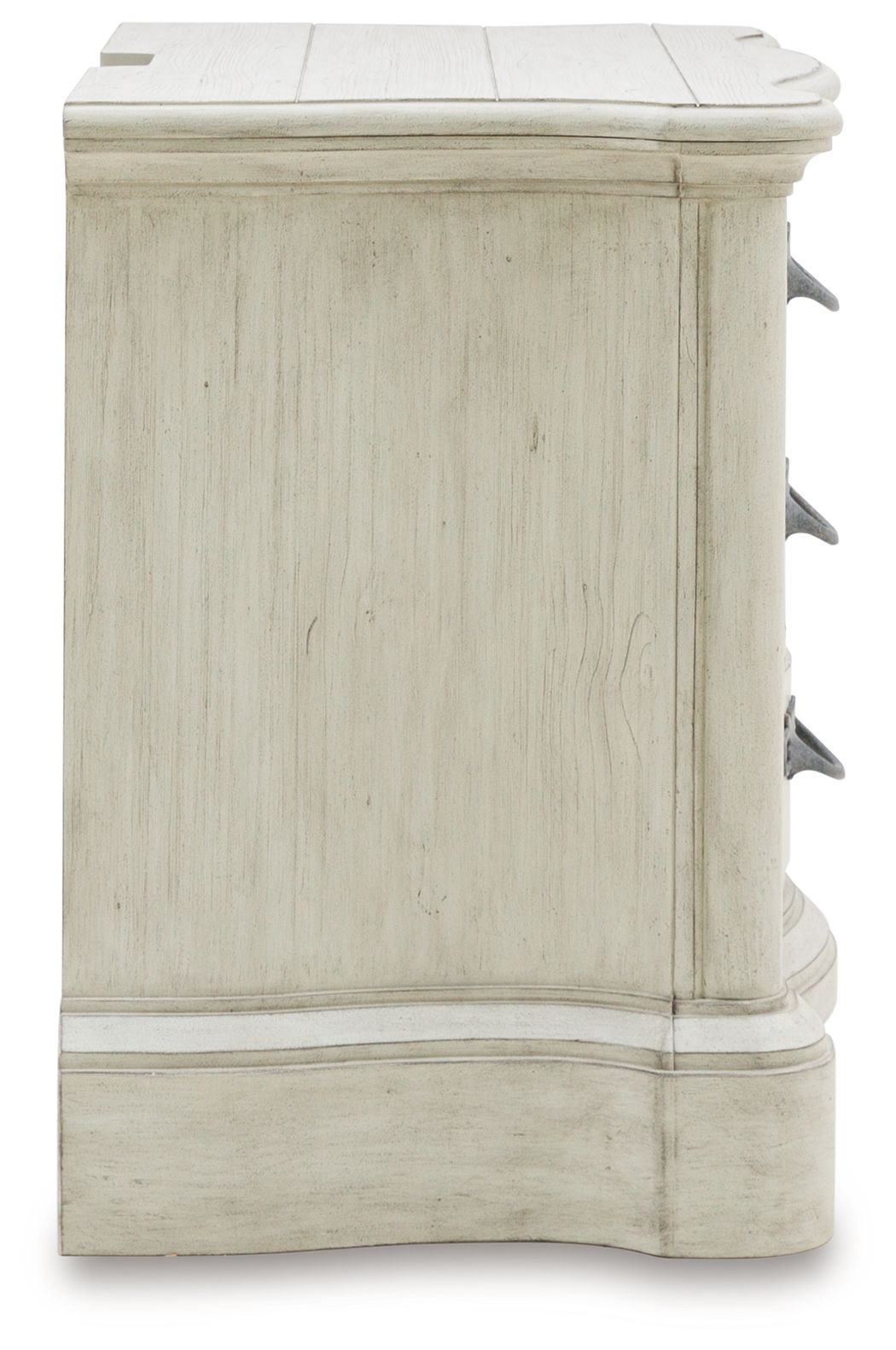 Arlendyne - Antique White - Three Drawer Night Stand - Hornell Furniture Outlet