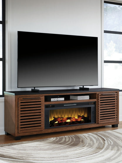 Kallari - TV Stand With Fireplace Option - Hornell Furniture Outlet
