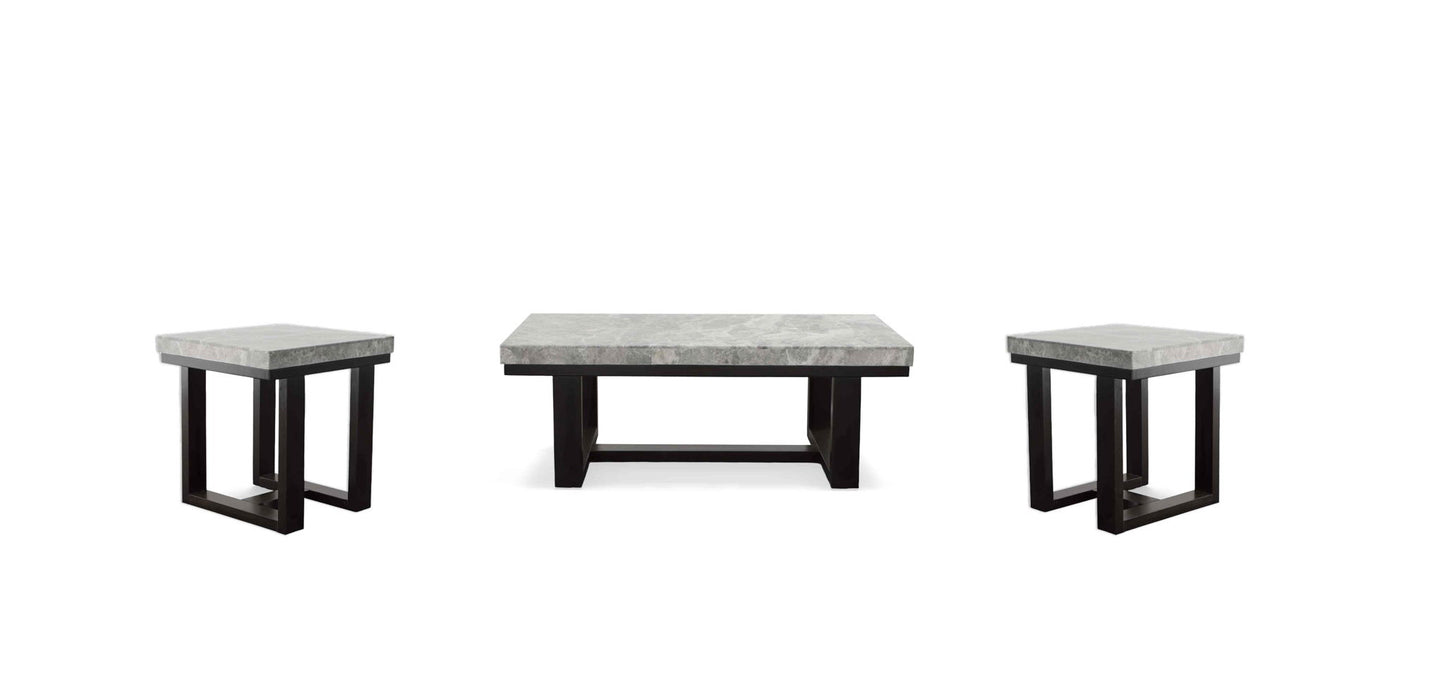 Lucca - 3 Piece Table Set - Gray - Hornell Furniture Outlet