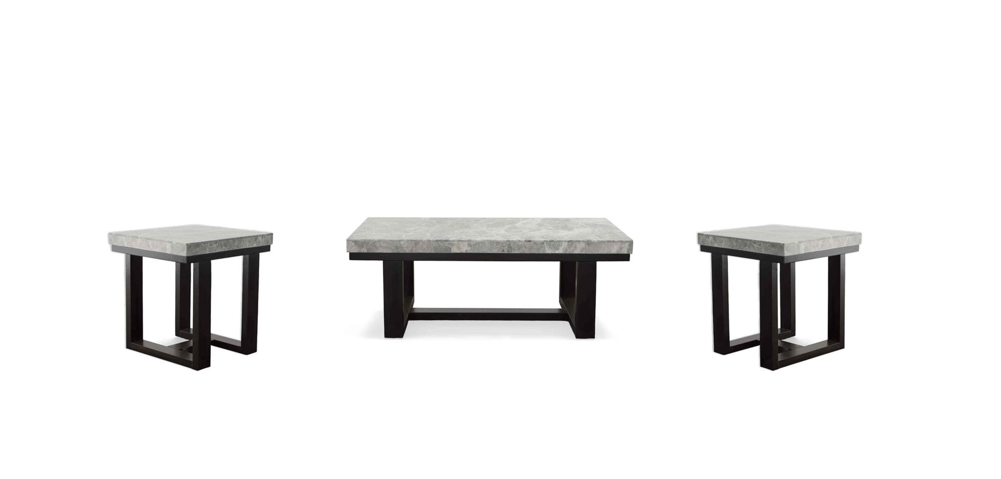Lucca - 3 Piece Table Set - Gray - Hornell Furniture Outlet