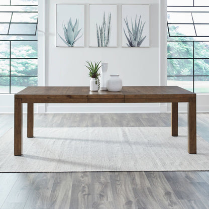 Shaker Lakes - Rectangular Leg Table - Harvest Brown - Hornell Furniture Outlet